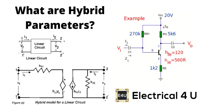 H Parameters (Hybrid Parameters) in Two Port Networks H参数(混合参数)在两个端口网络