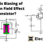 Biasing of Junction Field Effect Transistor or Biasing of JFET 连接场效应晶体管的偏置或JFET的偏置