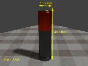 电池的尺寸