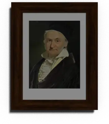 Carl Friedrich Gaus.