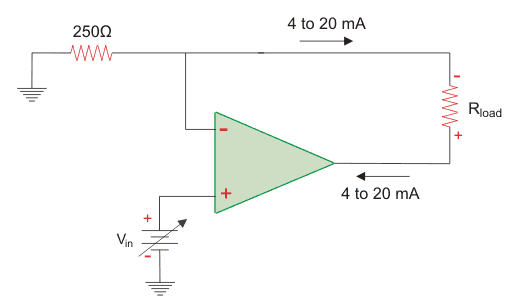 运放应用于电压电流转换