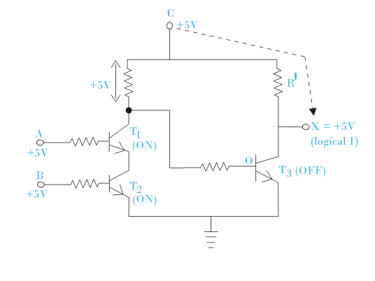和门晶体管电路图